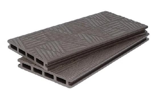 Террасная доска ДПК POLIVAN GROUP 3D+3D NEW пустотелая двухсторонняя DENPASAR Темный шоколад купить в Нижнем Новгороде