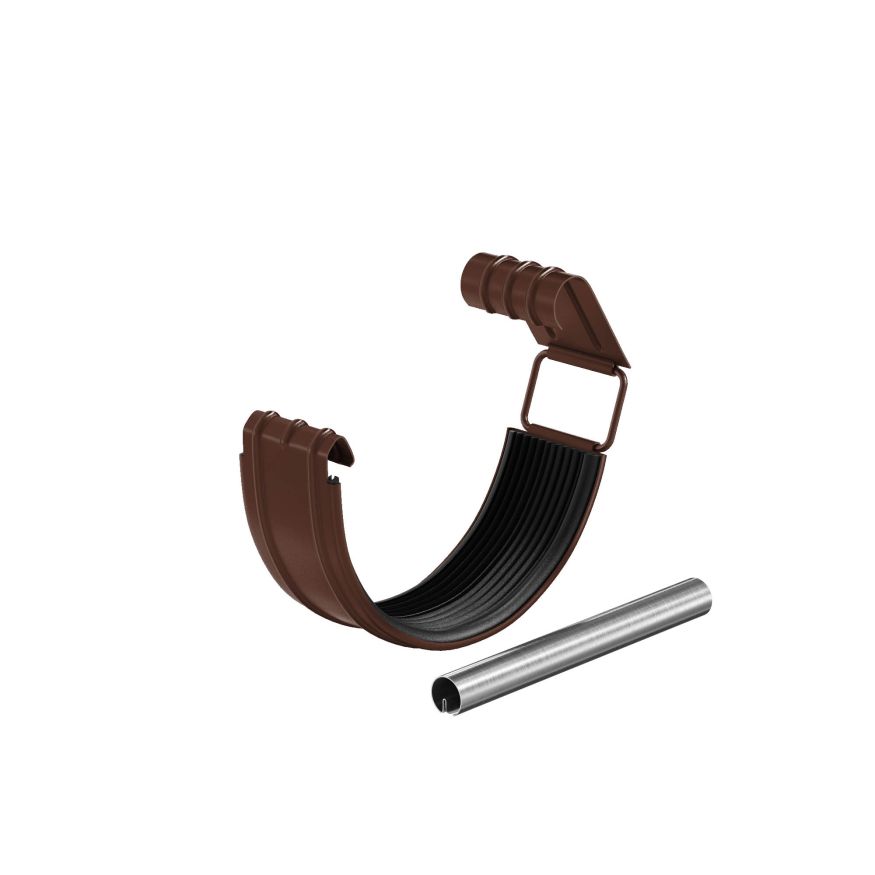 Соединитель желоба в комплекте Aquasystem, RAL 8017 Тёмно Коричневый 125/90 купить в Нижнем Новгороде