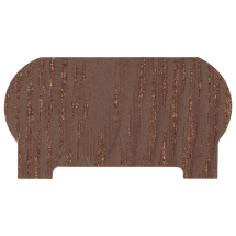 Заглушка торцевая для перил из ДПК Faynag Шоколад 95х50 мм