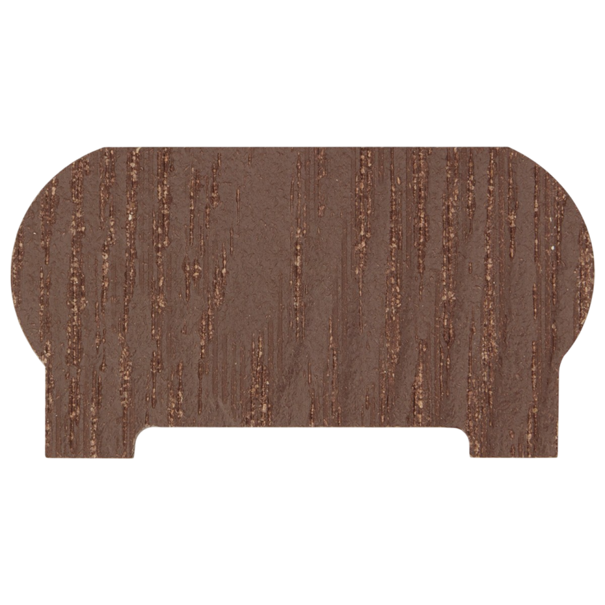 Заглушка торцевая для перил из ДПК Faynag Шоколад 95х50 мм купить в Нижнем Новгороде