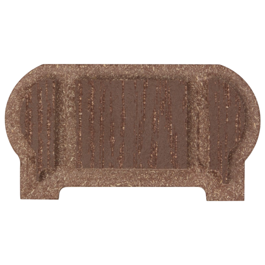 Заглушка торцевая для перил из ДПК Faynag Шоколад 95х50 мм купить в Нижнем Новгороде