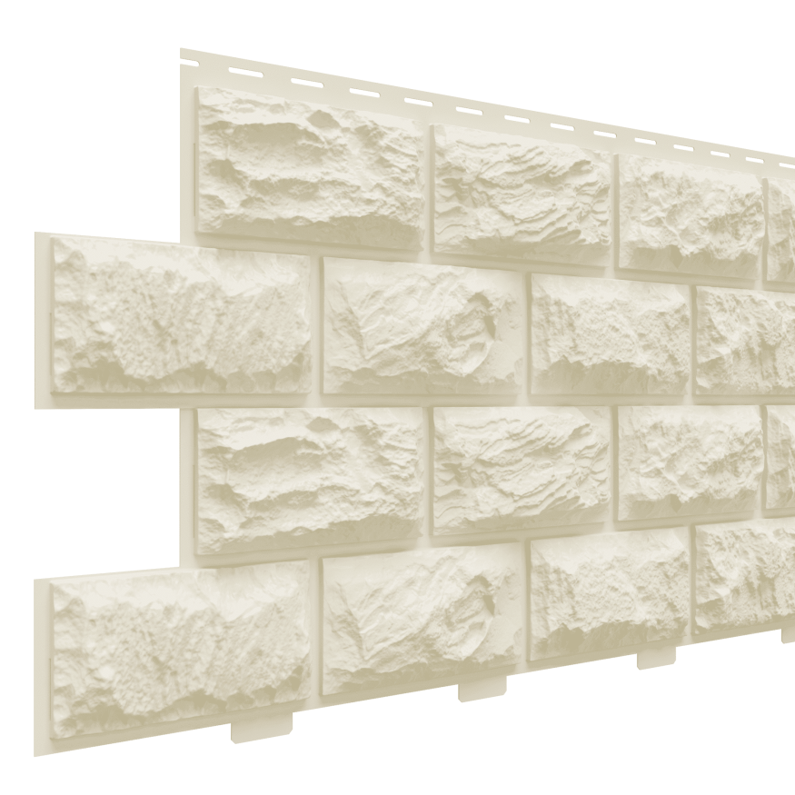 Фасадная панель Доломит, Альпийский, Цвет слоновой кости купить в Нижнем Новгороде