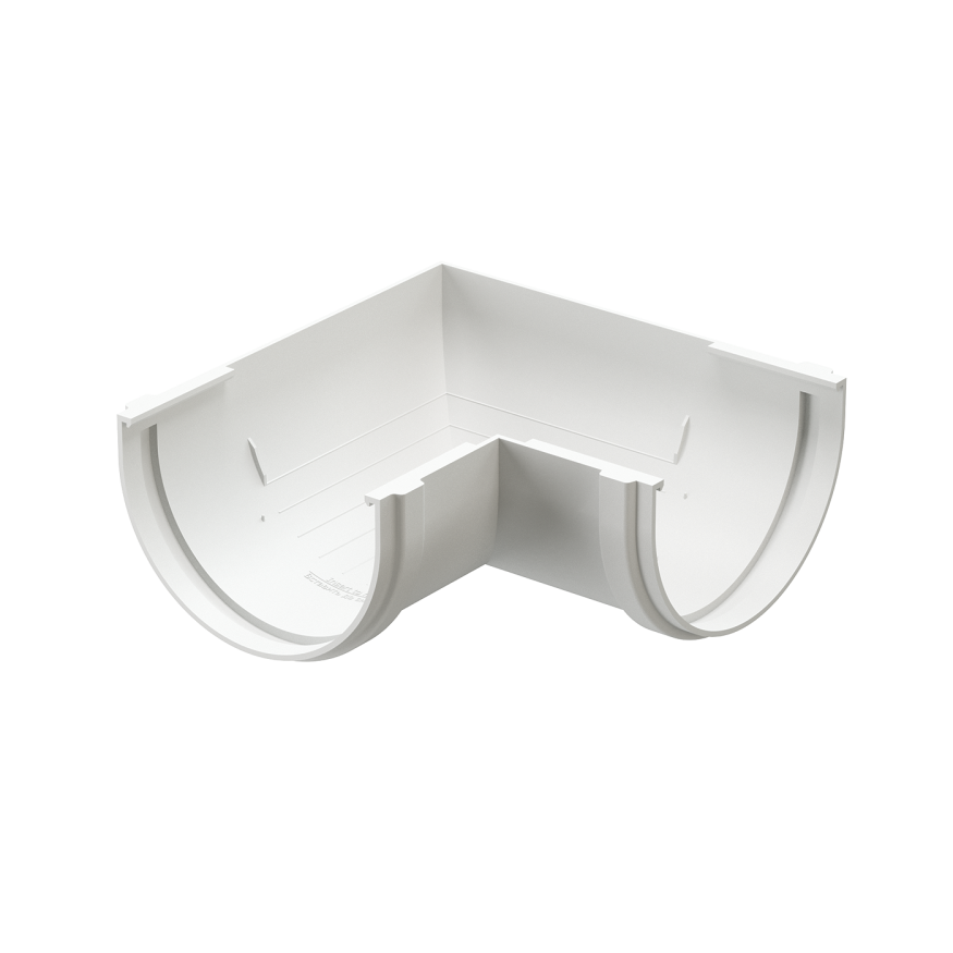 Угол желоба 90° универсальный, Docke Standard, Белый купить в Нижнем Новгороде