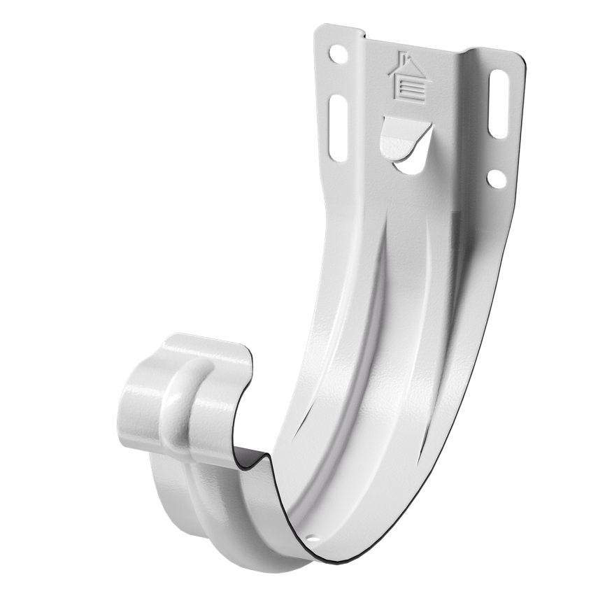 Кронштейн карнизного желоба Docke Stal Premium, штампованный, Пломбир купить в Нижнем Новгороде