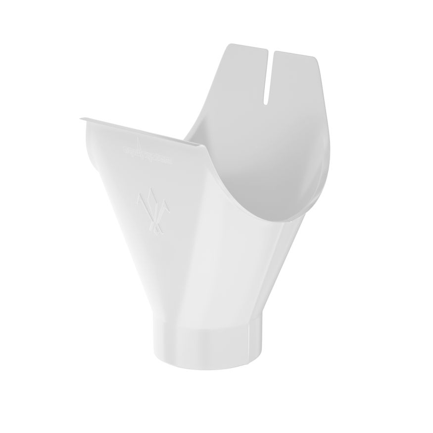 Воронка желоба Aquasystem, PU MATT, RAL 9003 Белый 125/90 купить в Нижнем Новгороде