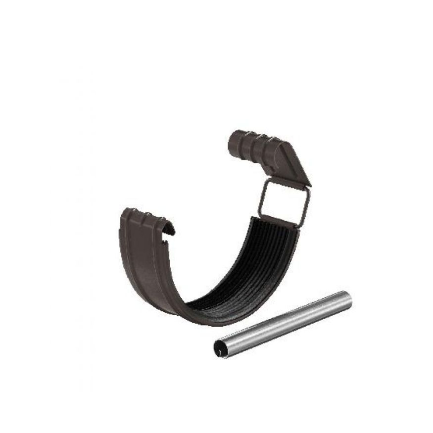 Соединитель желоба Aquasystem RR 32, тёмно-коричневый, 150/100 в комплекте купить в Нижнем Новгороде