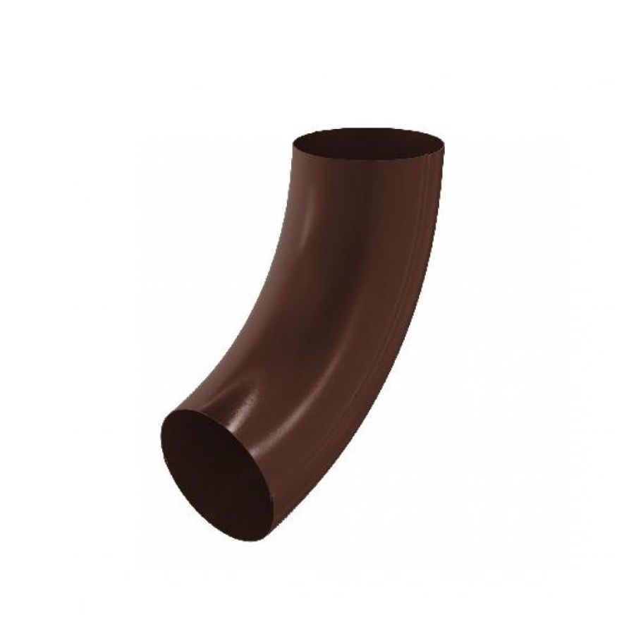 Колено трубы Aquasystem, коричневое RAL 8017, 125/90 мм купить в Нижнем Новгороде