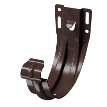 Кронштейн карнизный желоба Docke Stal Premium, штампованный, цвет Шоколад.