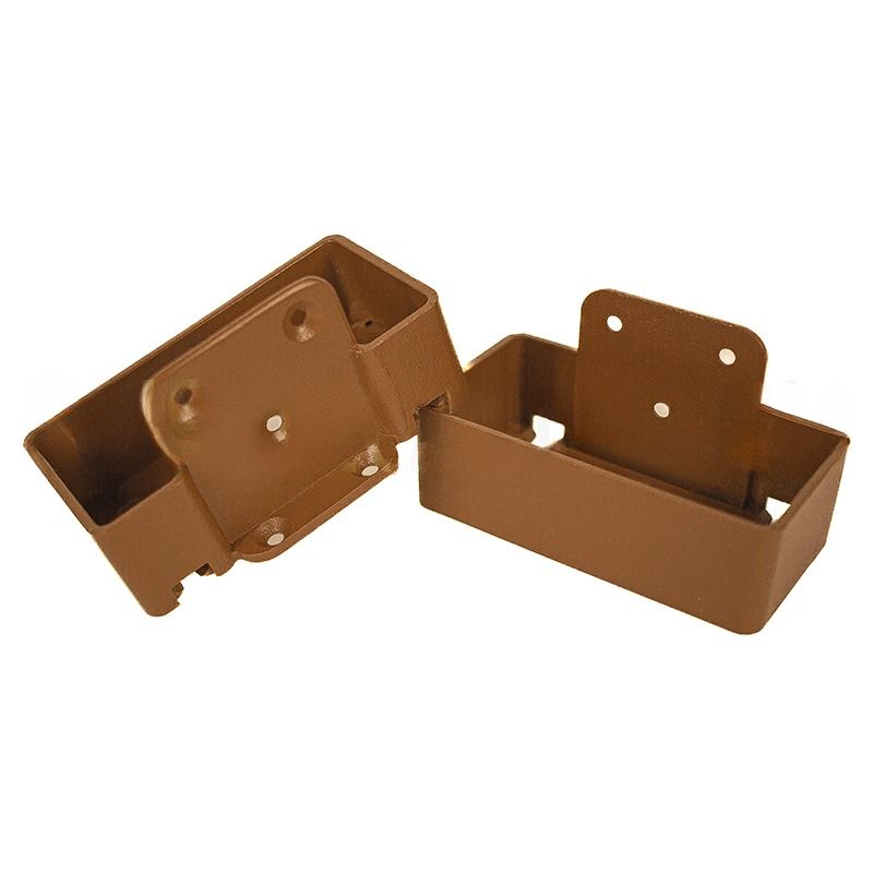 Крепление перил прямое алюминиевое GardenParkett, Орех купить в Нижнем Новгороде