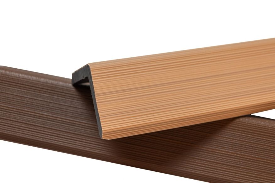 Уголок торцевой Ecodecking Скай коэкструзия Бук купить в Нижнем Новгороде