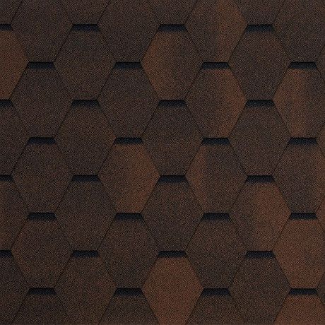 Гибкая черепица Tegola GARDA marrone 439 купить в Нижнем Новгороде