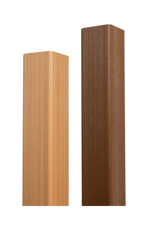 Уголок торцевой Ecodecking Скай коэкструзия Тик купить в Нижнем Новгороде