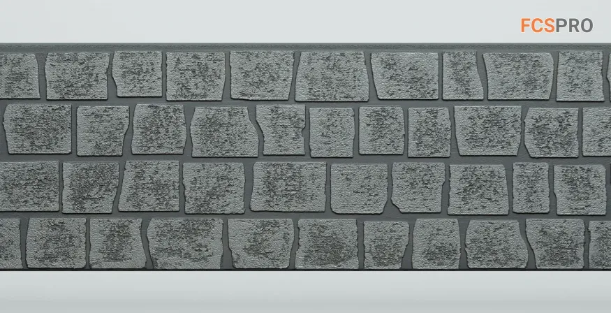 Фиброцементные панели FCS Simple АА2 (под камень) купить в Нижнем Новгороде