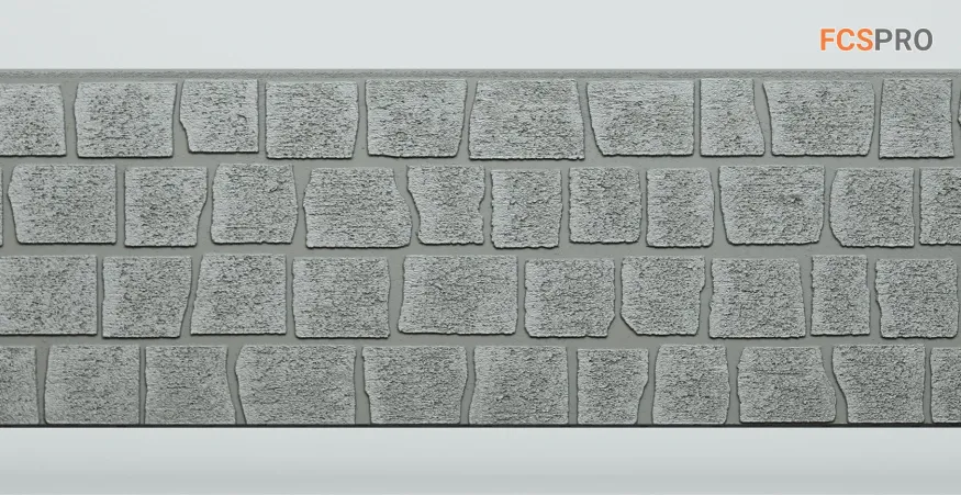 Фиброцементные панели FCS Simple АА2 (под камень) купить в Нижнем Новгороде