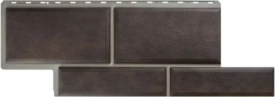 Фасадная панель Альта-Профиль Флорентийский камень Коричневый купить в Нижнем Новгороде