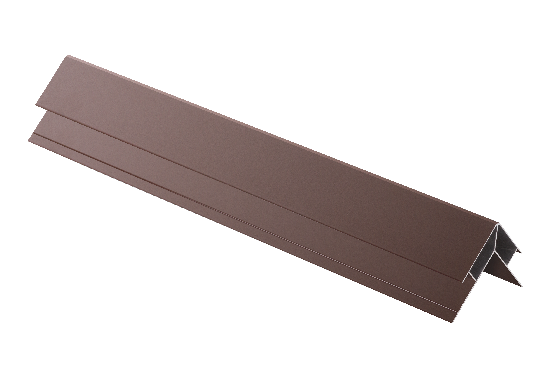 Алюминиевый наружный угловой элемент, бурый. купить в Нижнем Новгороде