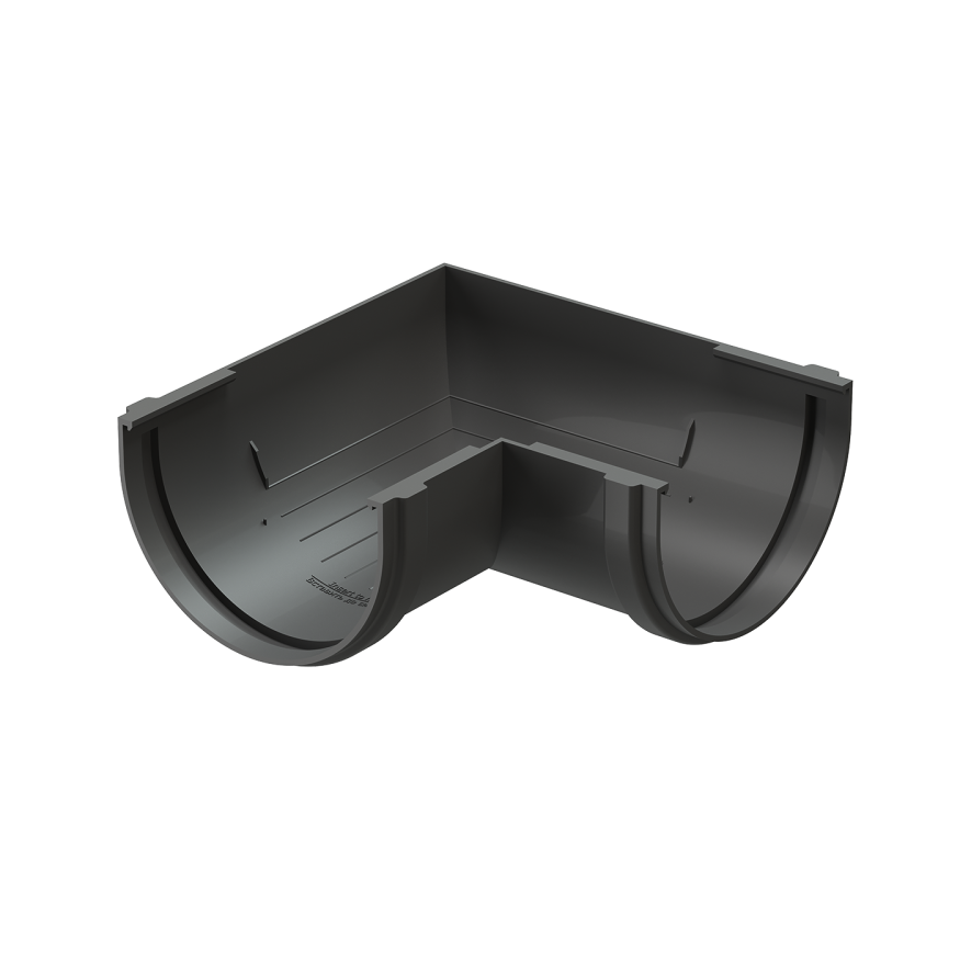 Угол желоба универсальный 90° Docke Standard, Серый купить в Нижнем Новгороде