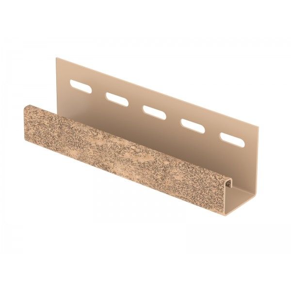 J-планка Ю-пласт Стоун Хаус Кирпич, Бежевый  купить в Нижнем Новгороде