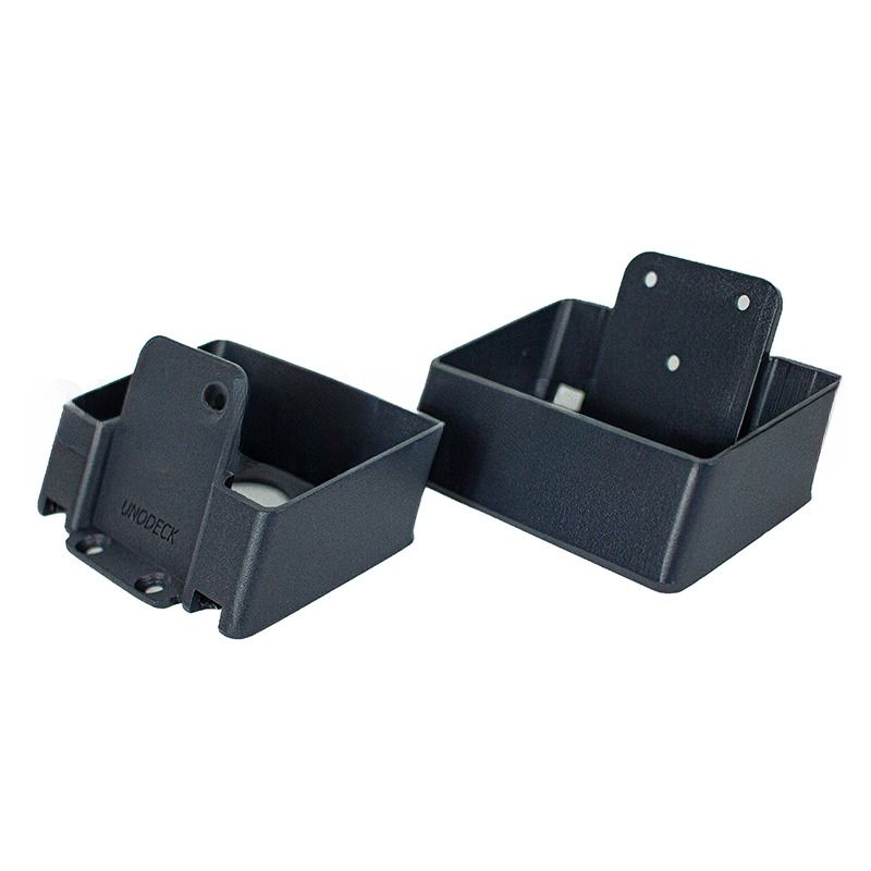 Крепление для перил наклонное алюминиевое GardenParkett, Графит купить в Нижнем Новгороде