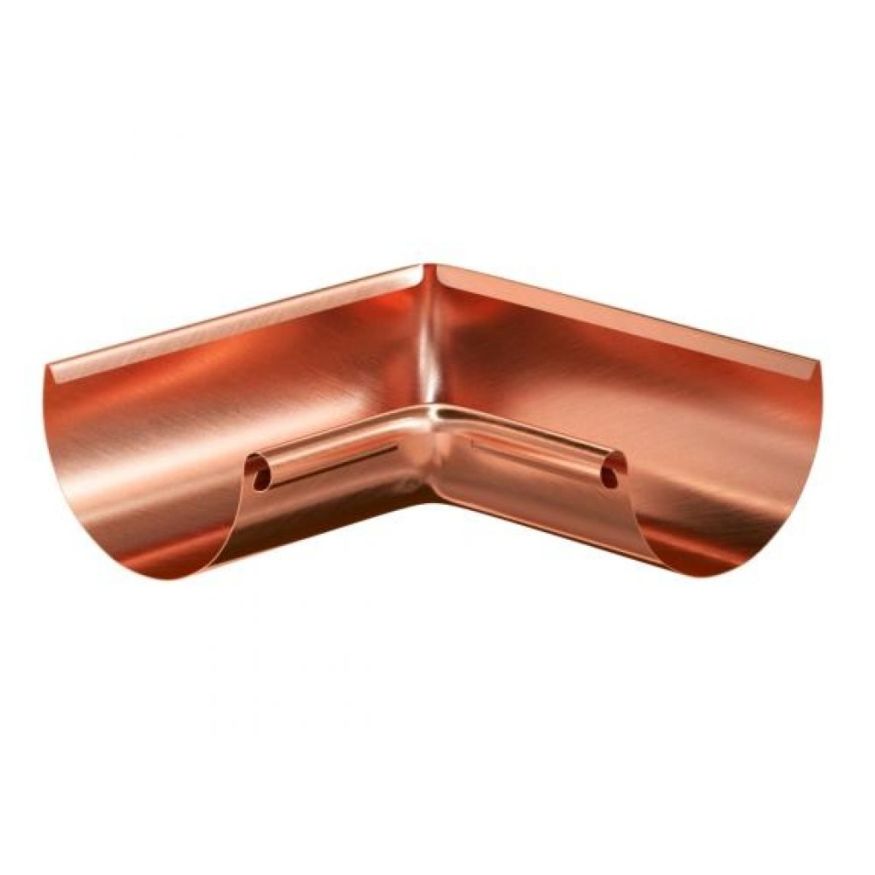 Внутренний угол желоба 90°, Aquasystem, Медь 150/100 купить в Нижнем Новгороде