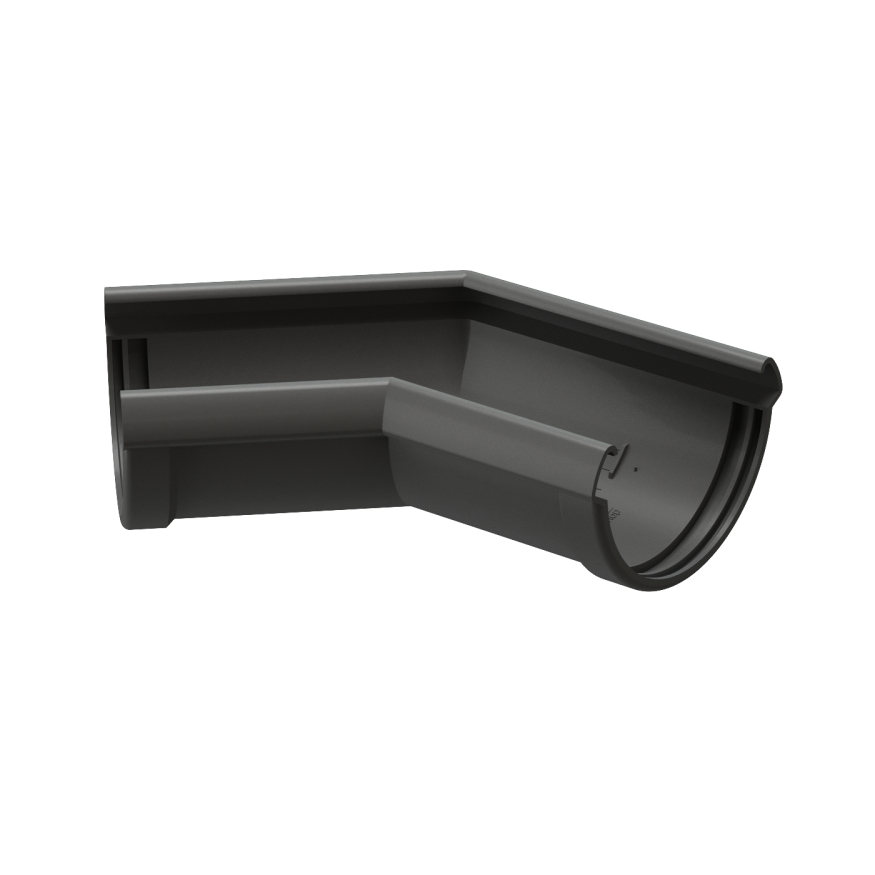 Угол желоба 135˚ Docke Lux, Графит купить в Нижнем Новгороде