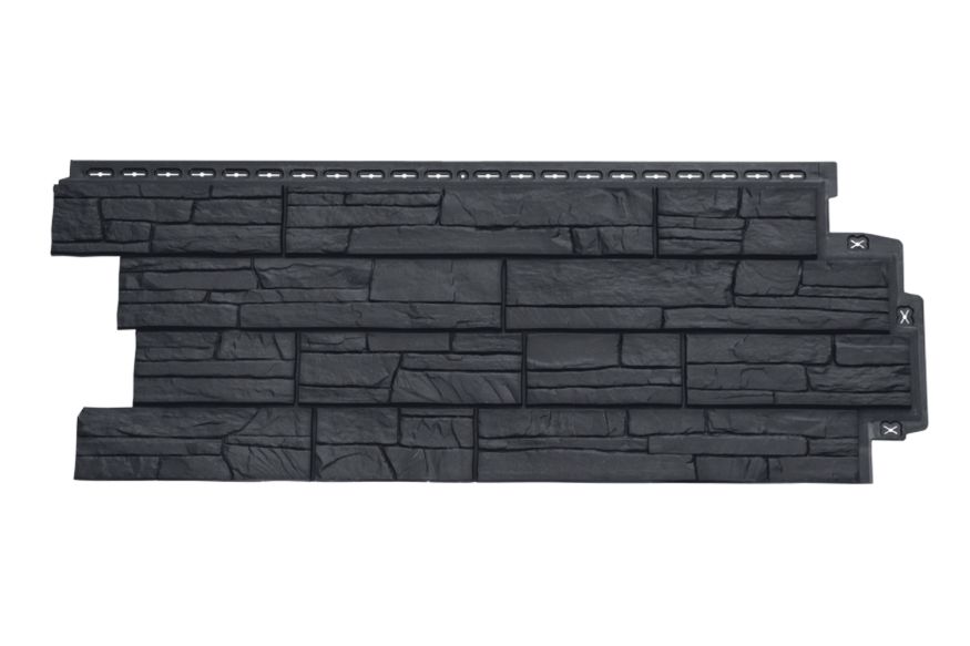 Фасадная панель Grand Line, Сланец Classic, Графит купить в Нижнем Новгороде