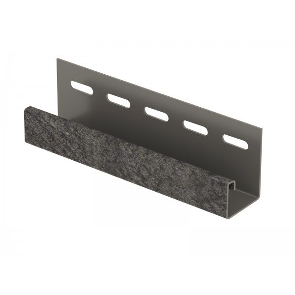 J-планка Ю-пласт Стоун Хаус Кирпич, Графитовый купить в Нижнем Новгороде