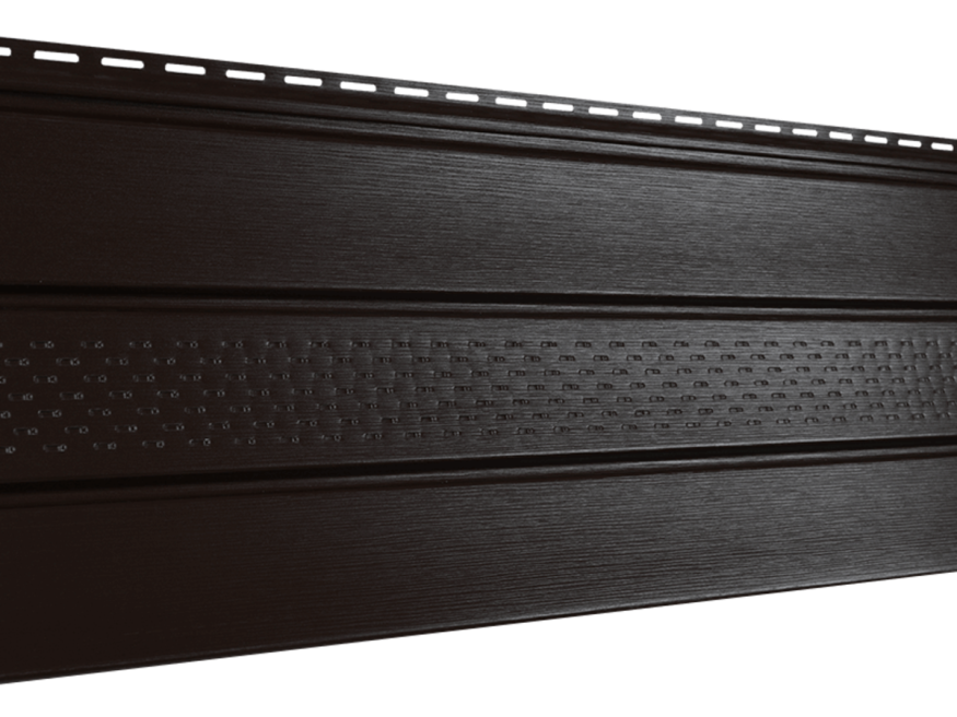 Софит PRO классический Ю-пласт, Коричневый (с частичной перфорацией) купить в Нижнем Новгороде