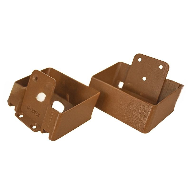 Крепление для перил наклонное алюминиевое GardenParkett, Орех купить в Нижнем Новгороде