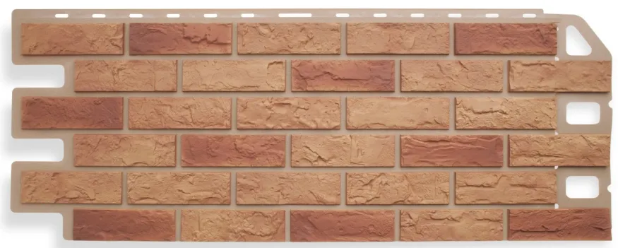 Фасадная панель Альта-профиль, Кирпич, Бежевый комби купить в Нижнем Новгороде