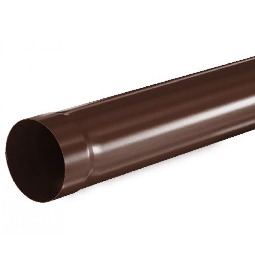 Водосточная труба Aquasystem, RAL 8017, коричневая, 1.00 м, 125/90. купить в Нижнем Новгороде