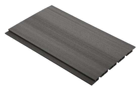 Фасадная панель GRINDERDECO, ДПК, двухсторонняя, цвет Серый базальт купить в Нижнем Новгороде