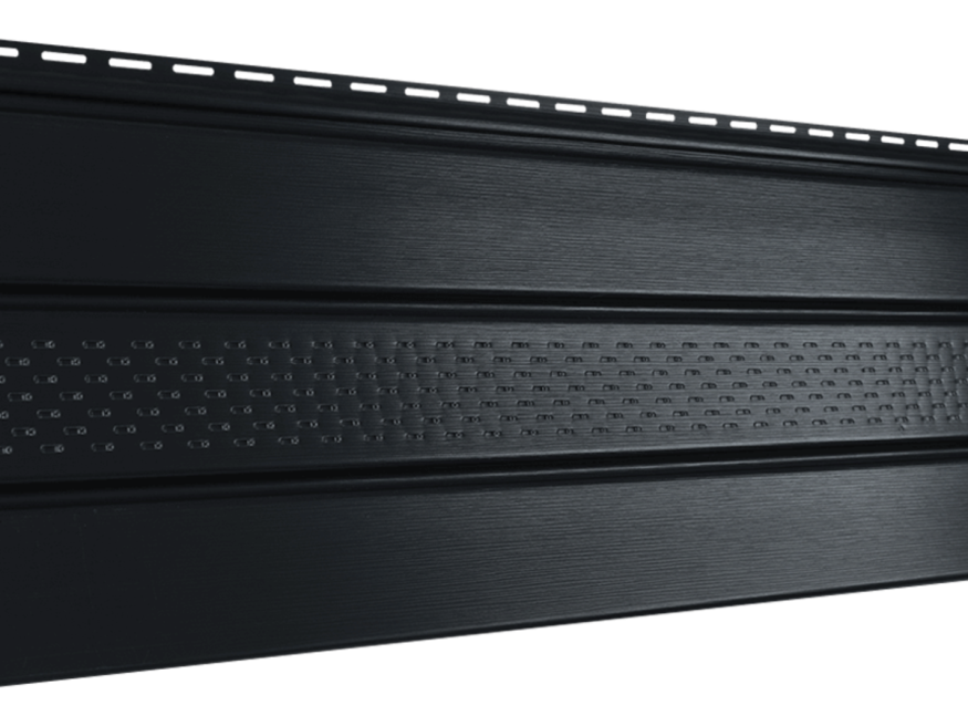 Софит PRO классический Ю-пласт, Графитовый (с частичной перфорацией) купить в Нижнем Новгороде