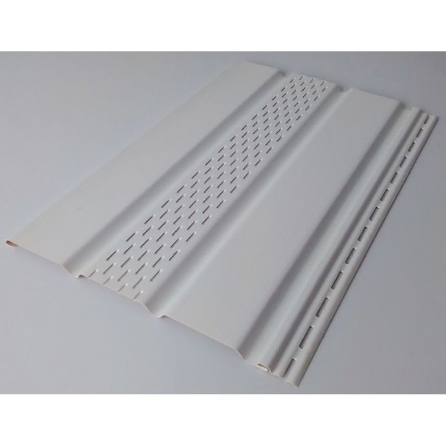 Софит Тройной с частичной перфорацией Tecos Белый купить в Нижнем Новгороде