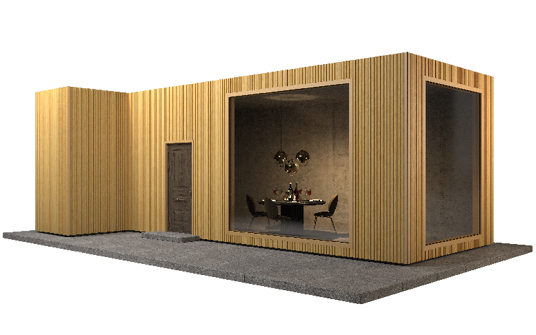 Фасадная панель GRINDERDECO, ДПК, двухсторонняя, текстура Песчаник. купить в Нижнем Новгороде