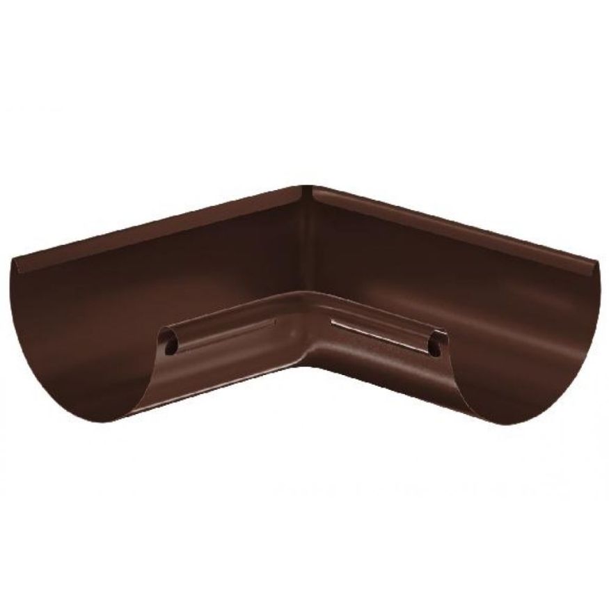 Внутренний угол желоба 90° Aquasystem, коричневый RAL 8017, 125/90 купить в Нижнем Новгороде