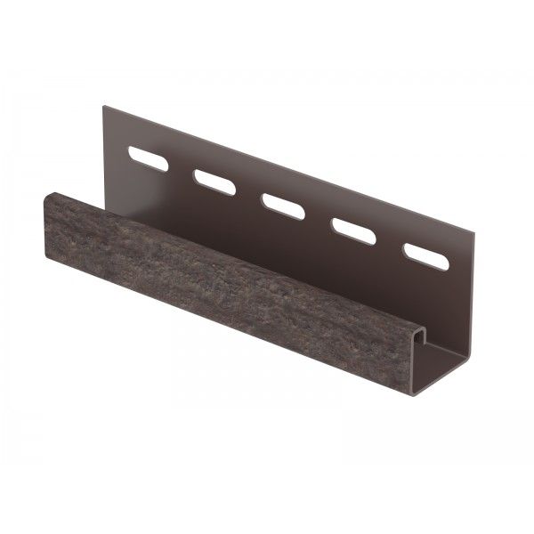 J-планка Ю-пласт Стоун Хаус Кирпич, Коричневый купить в Нижнем Новгороде