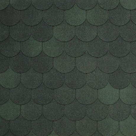 Гибкая черепица Tegola ASSISI verde 473 купить в Нижнем Новгороде