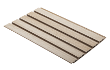 Фасадная панель GRINDERDECO, ДПК, двухсторонняя, Дуб выбеленный.