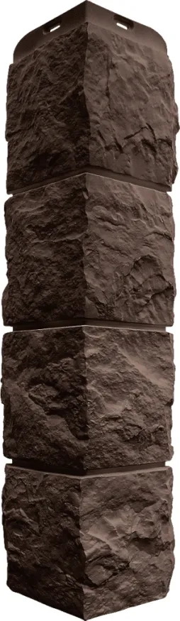 Наружный угол Альта-Профиль, Туф ЭКО, Коричневый  купить в Нижнем Новгороде