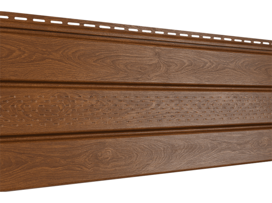 Софит PRO под дерево, Ю-пласт, Золотой дуб (с частичной перфорацией) купить в Нижнем Новгороде