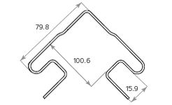 Наружный угол Tecos Ardennes Розовый Фламинго купить в Нижнем Новгороде