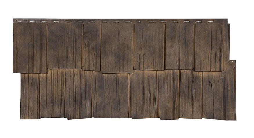 Фасадная панель T-Сайдинг, Щепа Дуб ЭКО-2 Орех купить в Нижнем Новгороде