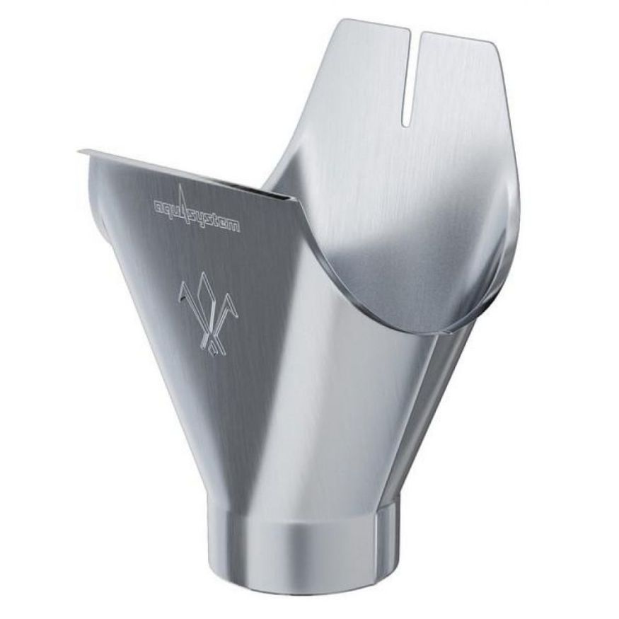 Воронка желоба оцинкованная Aquasystem 125/90 купить в Нижнем Новгороде