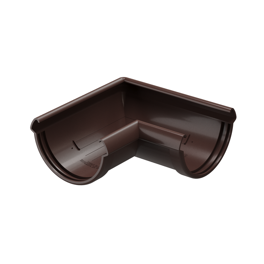 Угол желоба 90˚ Docke Lux, Шоколад купить в Нижнем Новгороде