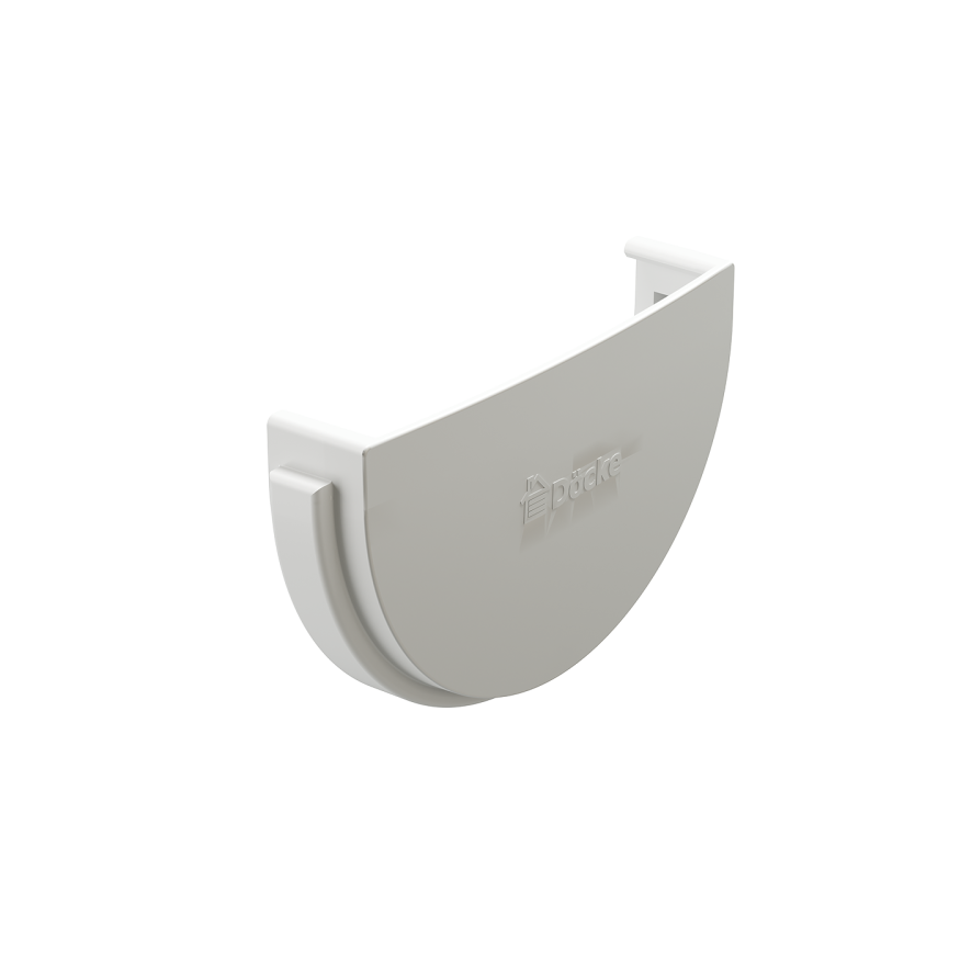 Заглушка для желоба Docke Standard, белого цвета. купить в Нижнем Новгороде