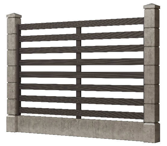 Заборная доска GRINDERDECO, ДПК, шлифованная цвет Асфальт. купить в Нижнем Новгороде