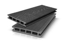 Террасная доска 3D GardenParkett с мелким вельветом в цвете Графит