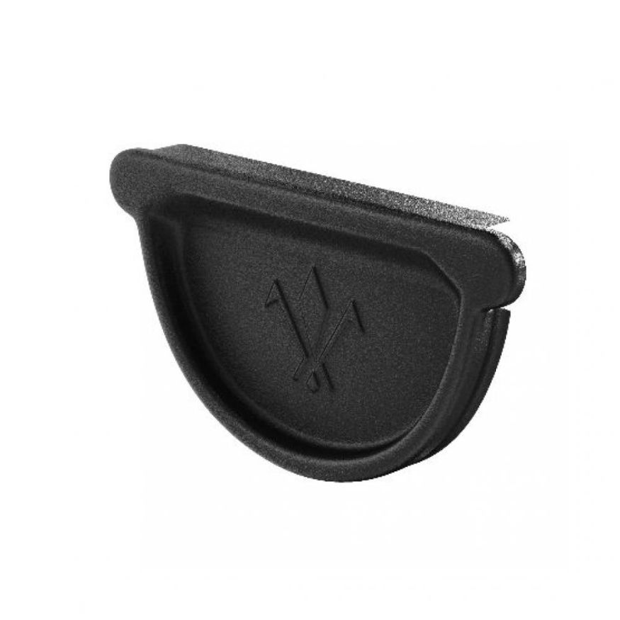 Заглушка Aquasystem универсальная с резиновым уплотнителем, RAL 9005 Черный 125/90 купить в Нижнем Новгороде