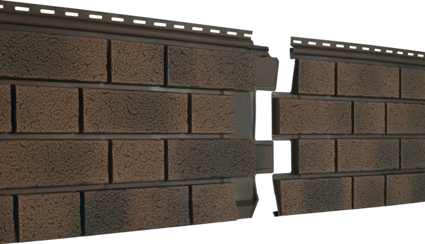 Фасадная панель Ю-пласт Стоун Хаус S-Lock Клинкер Балтик, Магма купить в Нижнем Новгороде